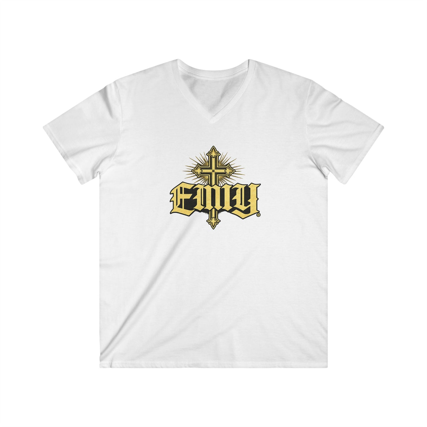 EMIY Wisdom Cross V-Neck Unisex Tee