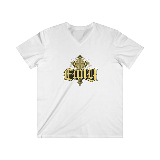 EMIY Wisdom Cross V-Neck Unisex Tee
