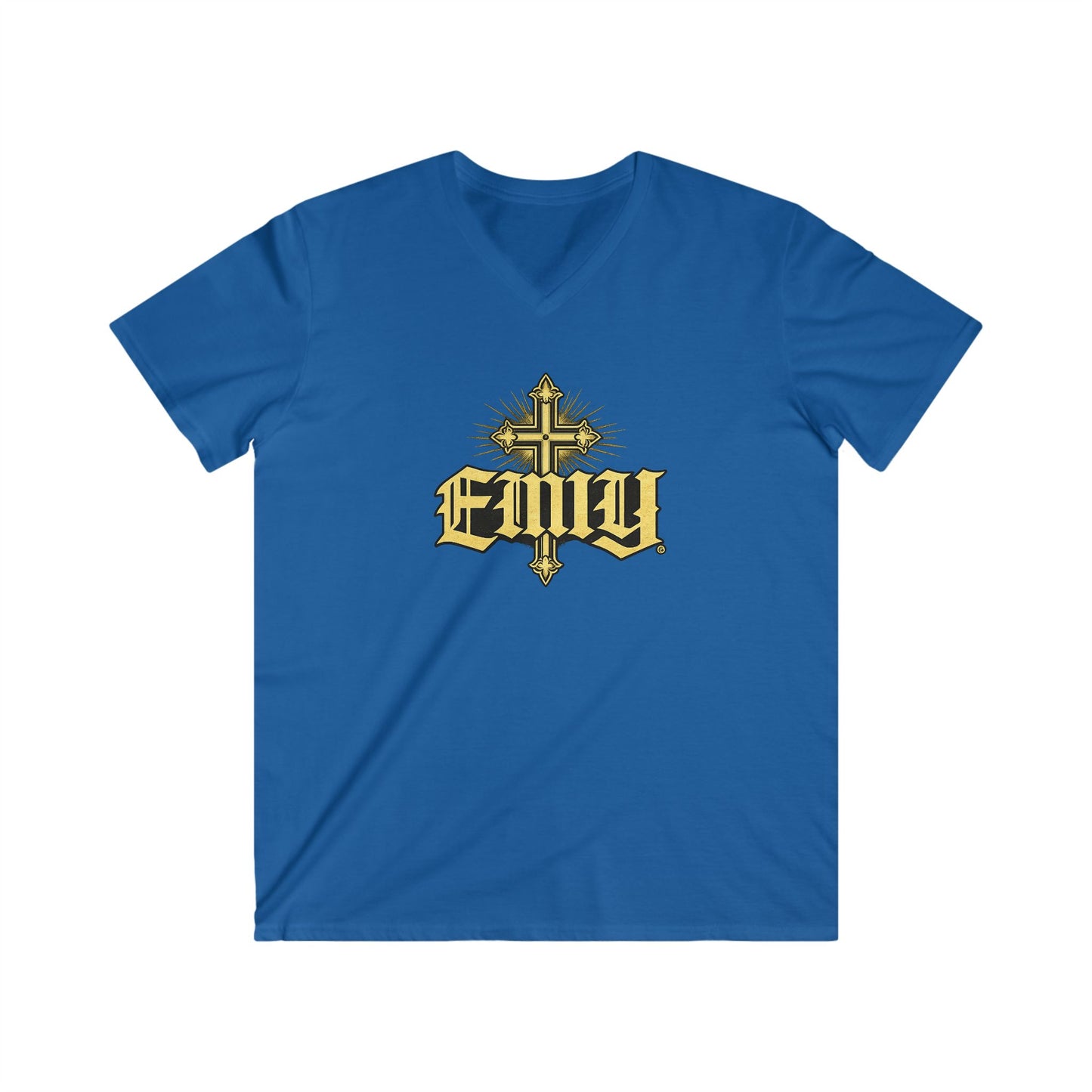 EMIY Wisdom Cross V-Neck Unisex Tee