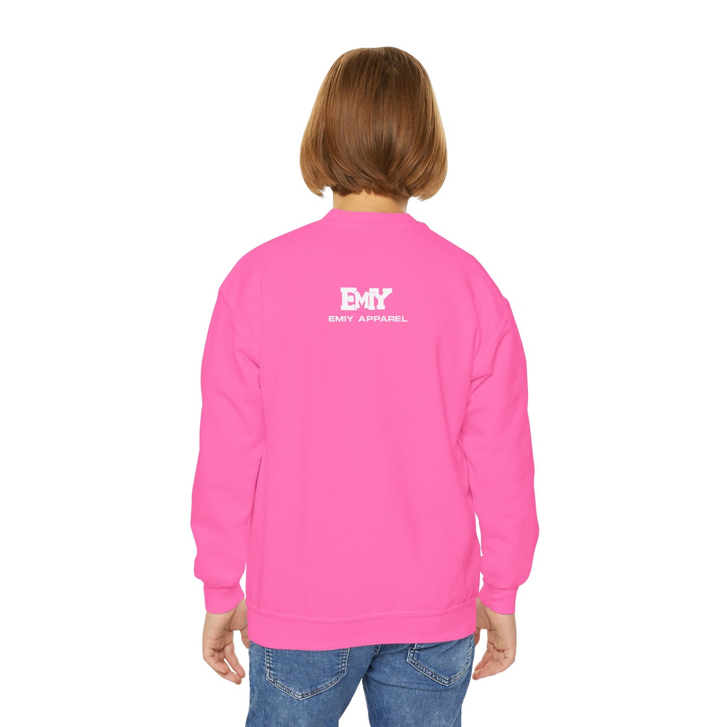 EMIY Youth Purple Crewneck Sweatshirt