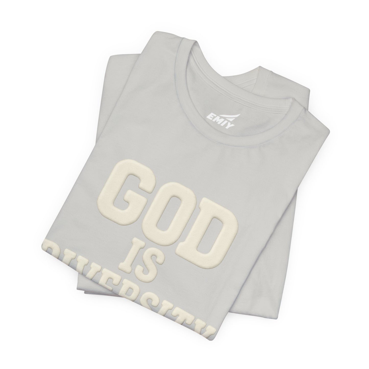 God Is Diversity Tee — Inspirational Religious Graphic T‑Shirt