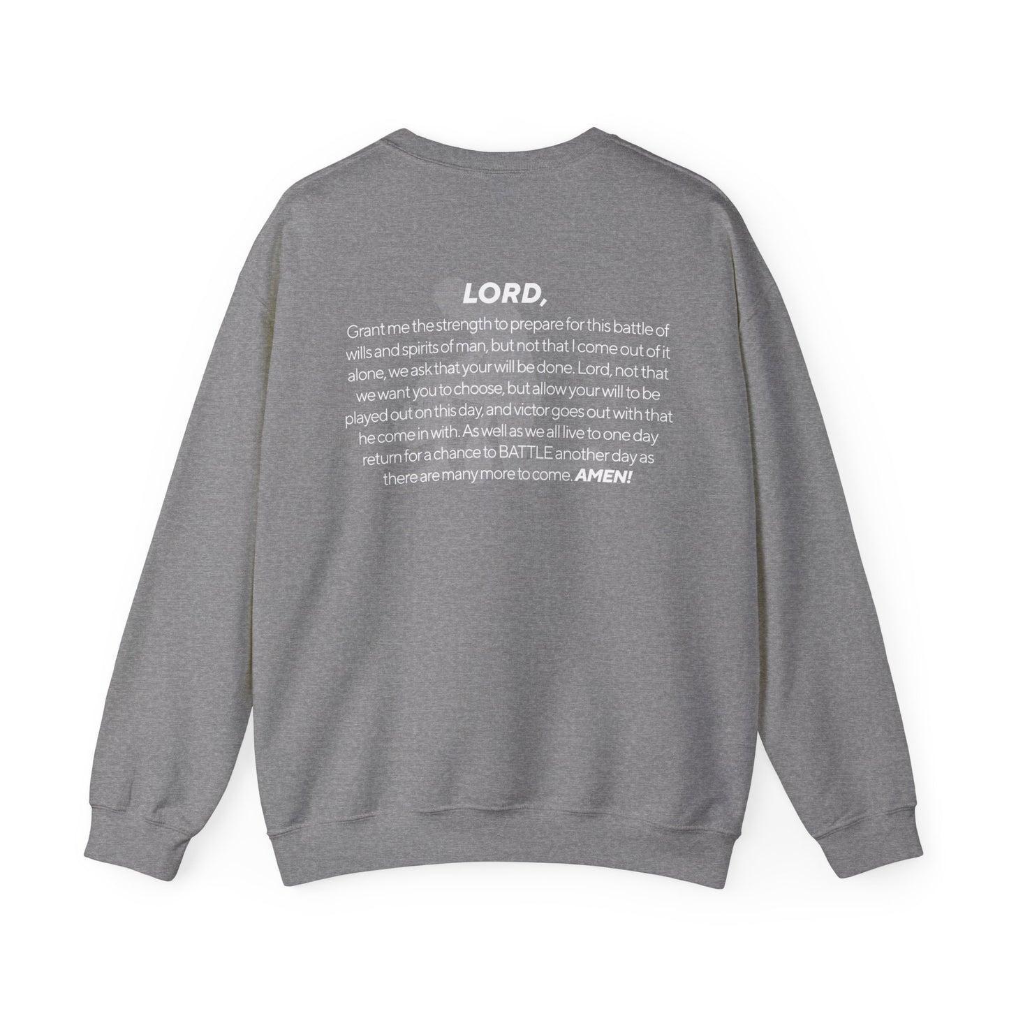 EMIY Burnt Sports Prayer Unisex Sweatshirt