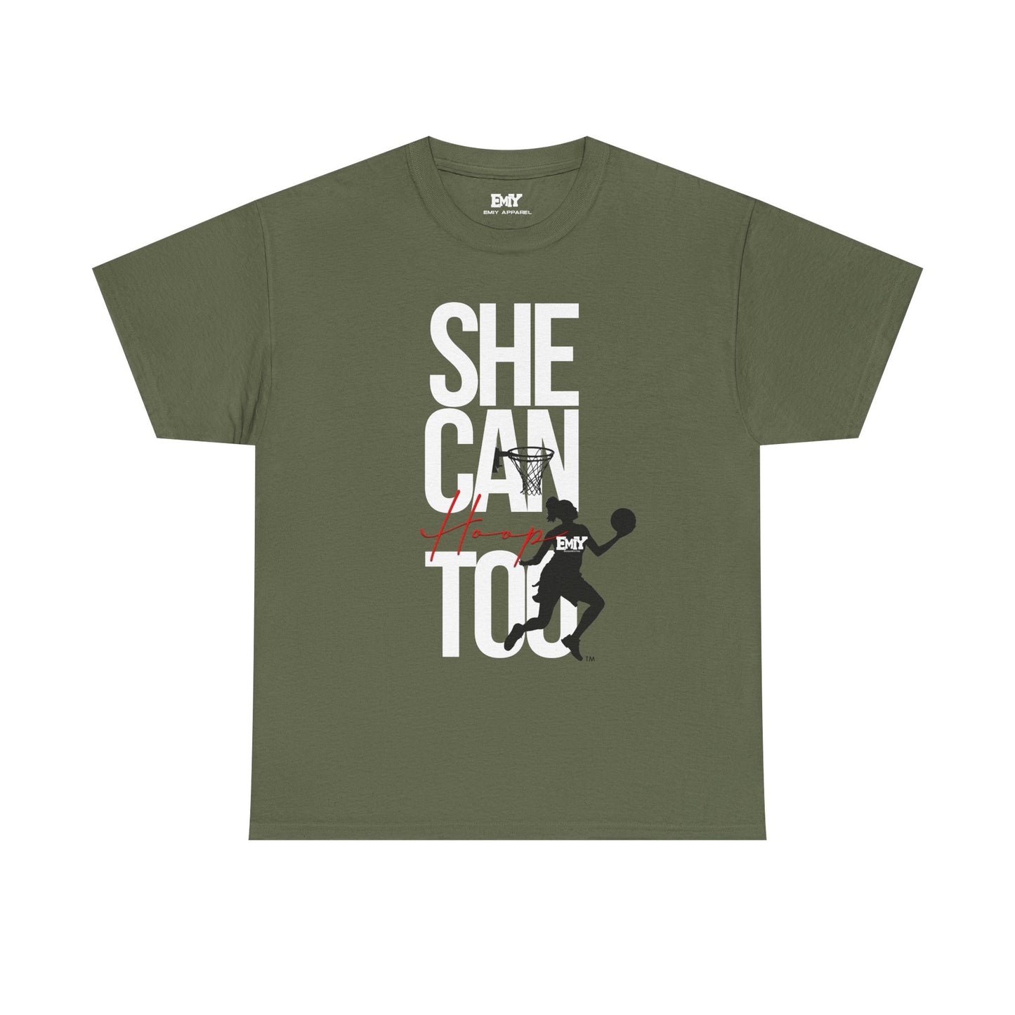 She Can Hoop Too-(She Leads) by EMIY Apparel Limited Edition