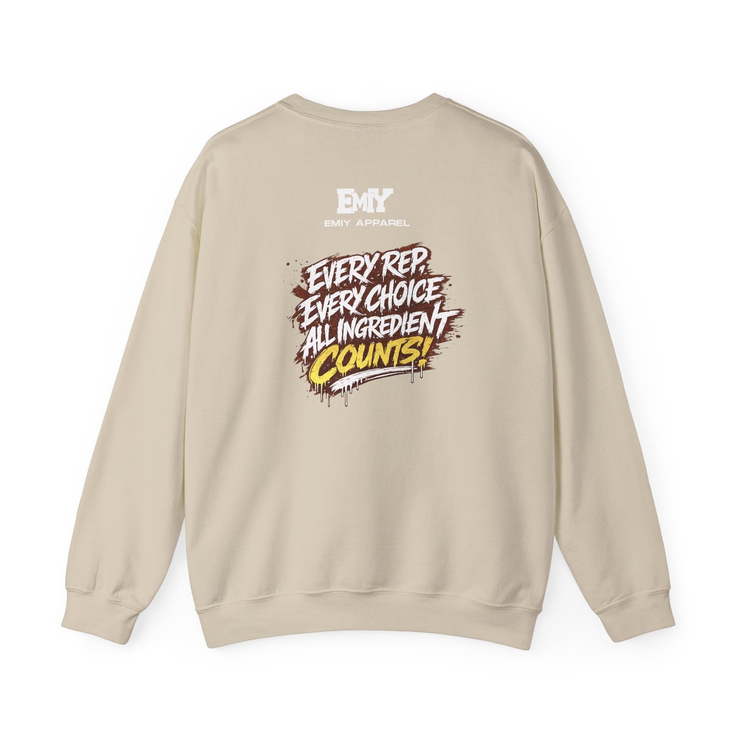 "All Ingredients Count" Crew Sweatshirt