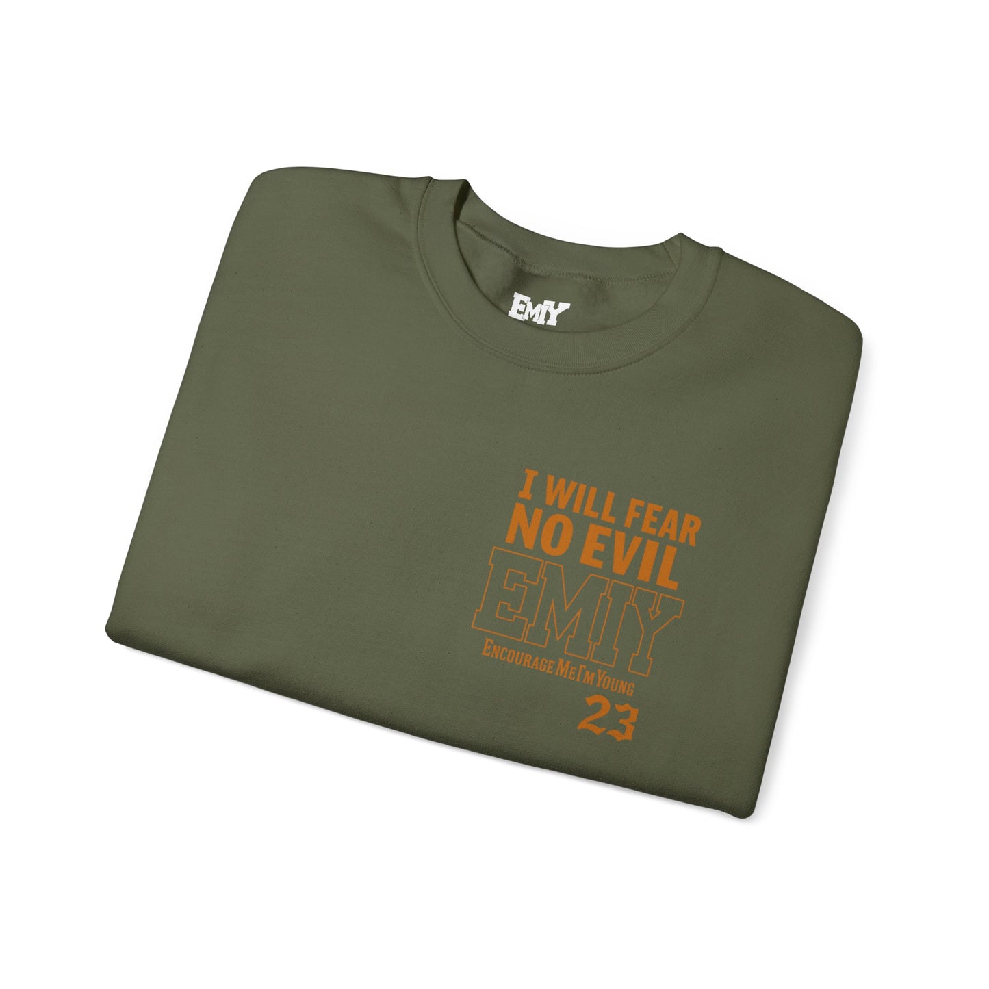 Bible Verse Sweatshirt - Psalms 23 Fear No Evil