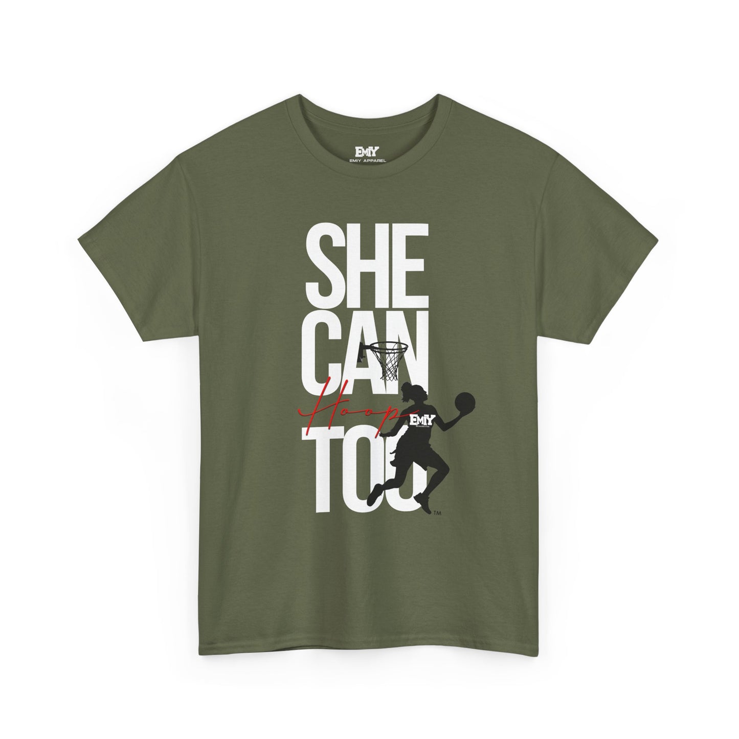 She Can Hoop Too-(She Leads) by EMIY Apparel Limited Edition