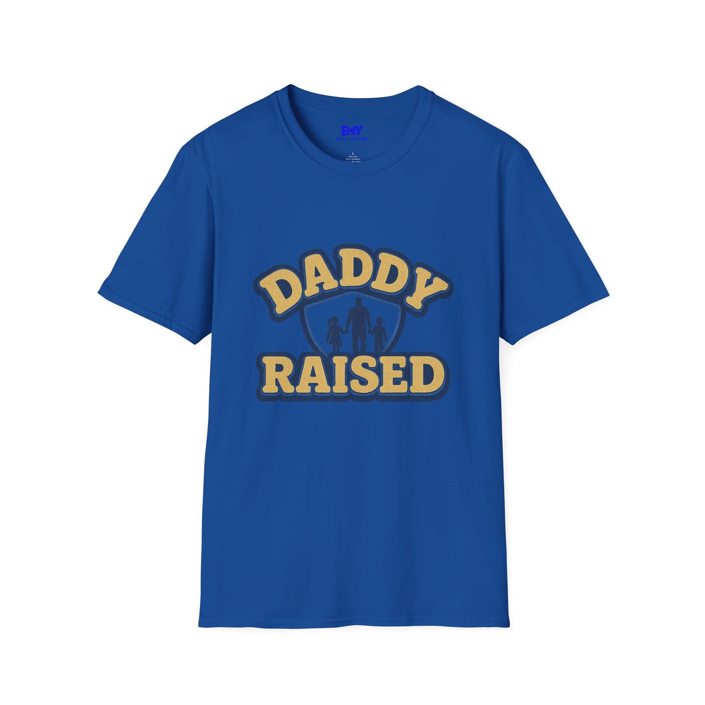 Daddy Raised T-Shirt — Father & Kids Retro Family Tee