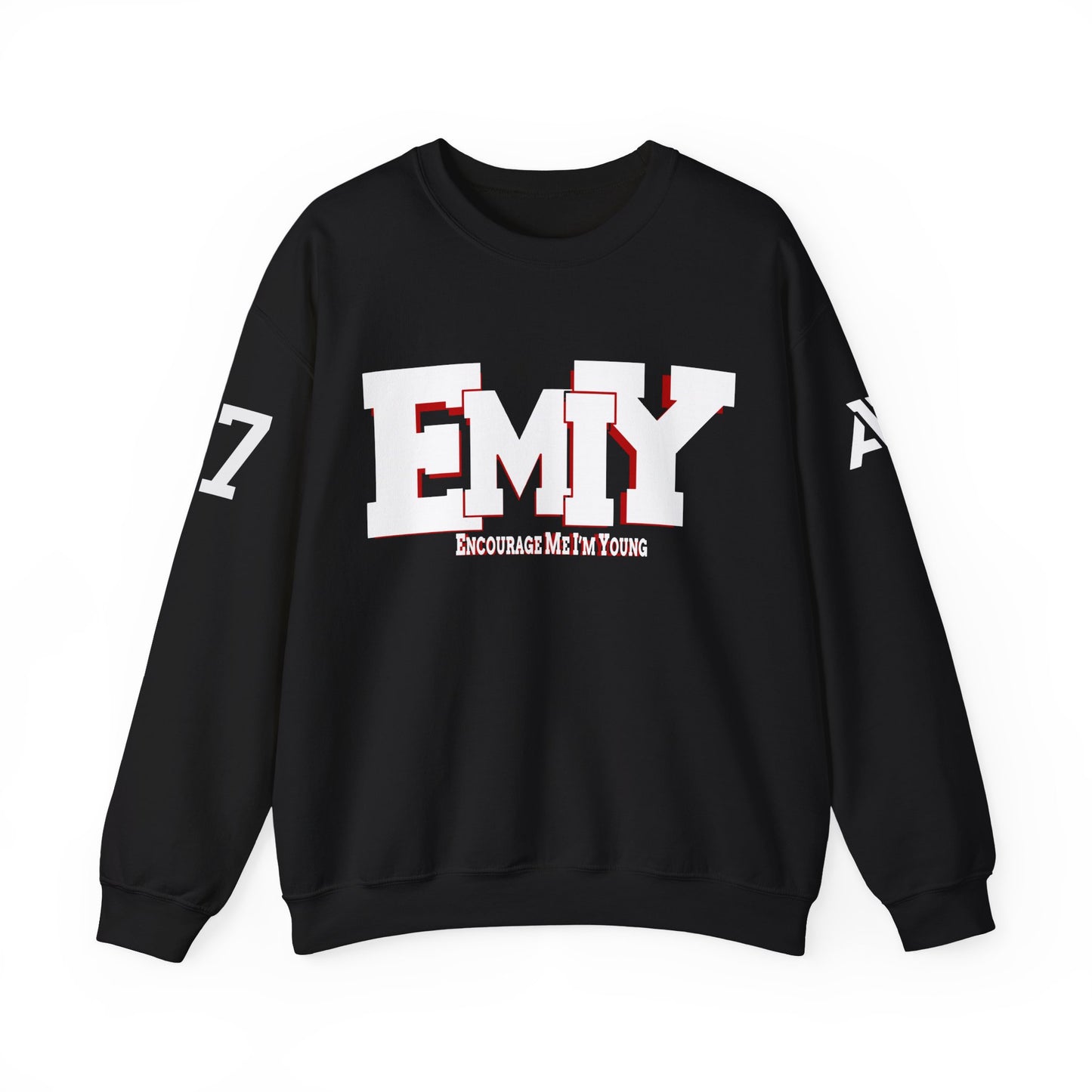 EMIY Varsity Unisex Crewneck Sweatshirt
