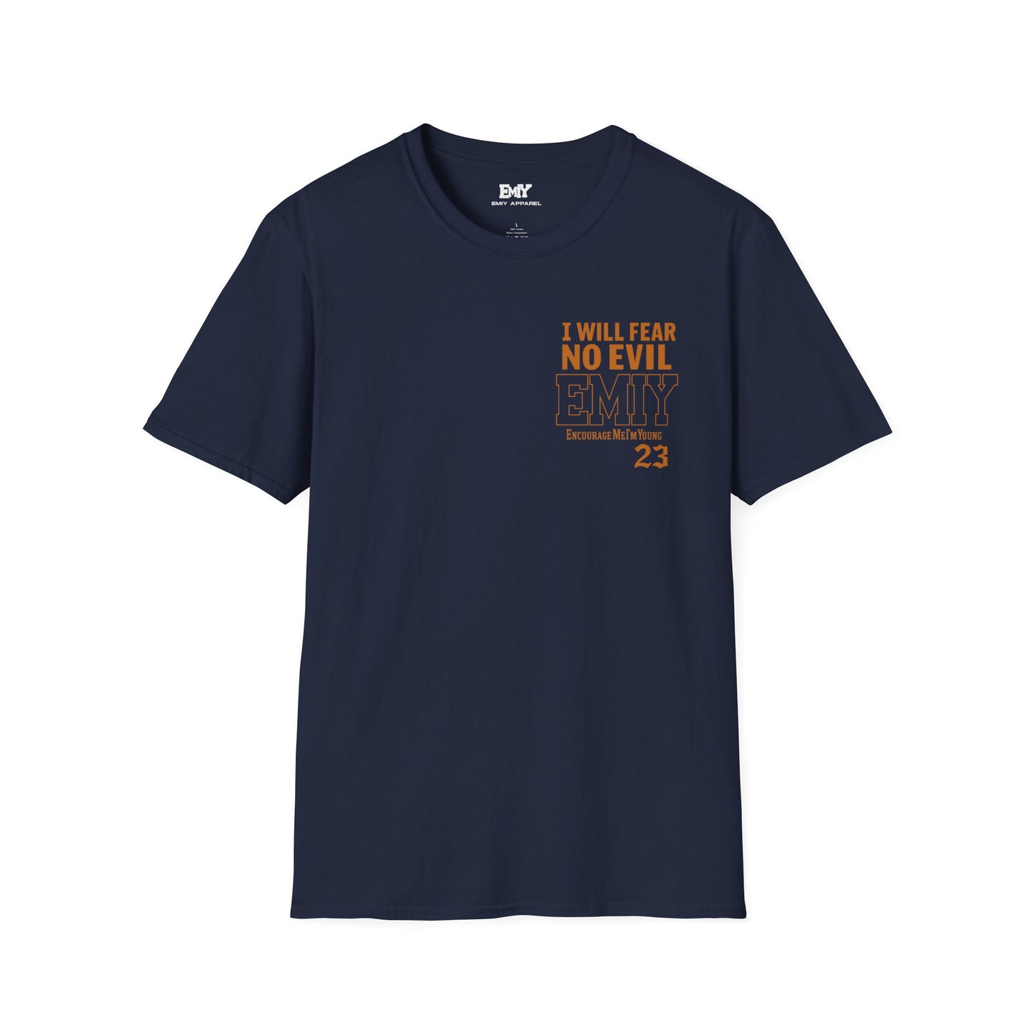 Psalm 23 Unisex T-Shirt - Bible Verse 'I Will Fear No Evil'
