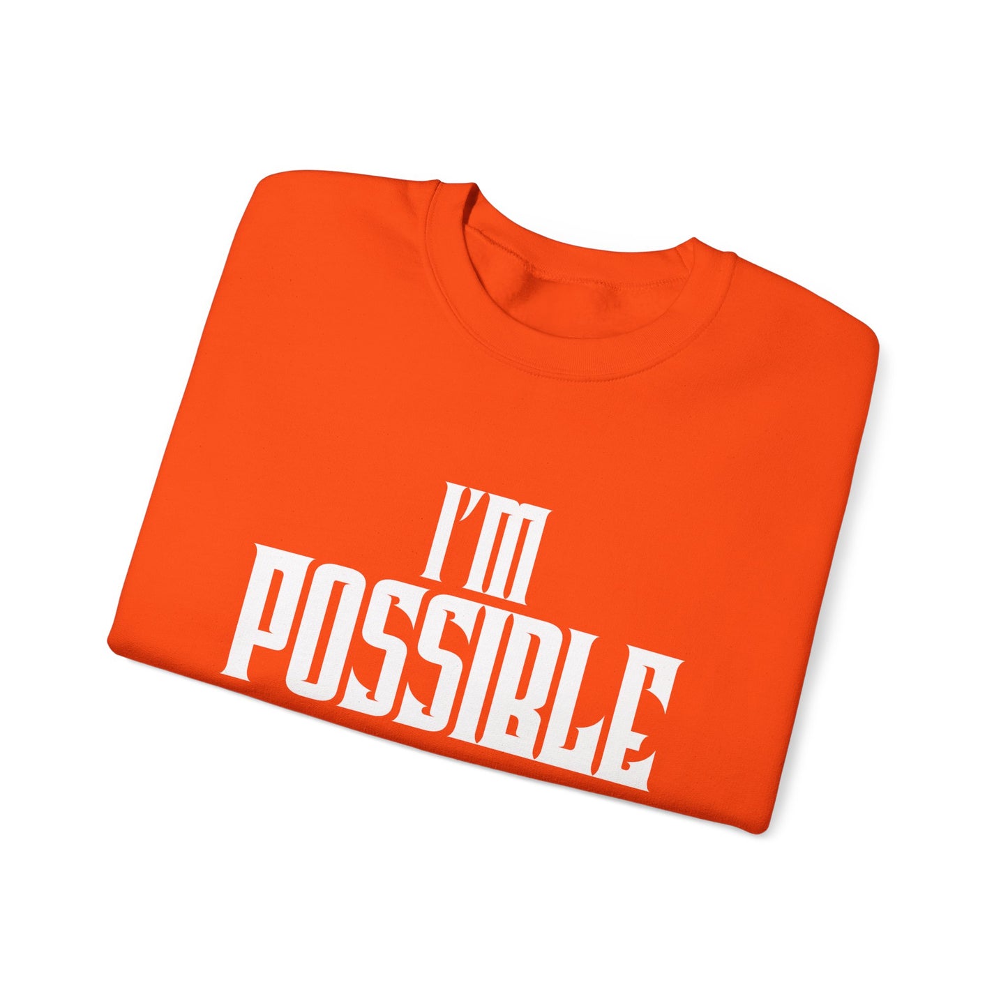 Teen Crewneck Sweatshirt - I'M POSSIBLE Self-Inspiration Design