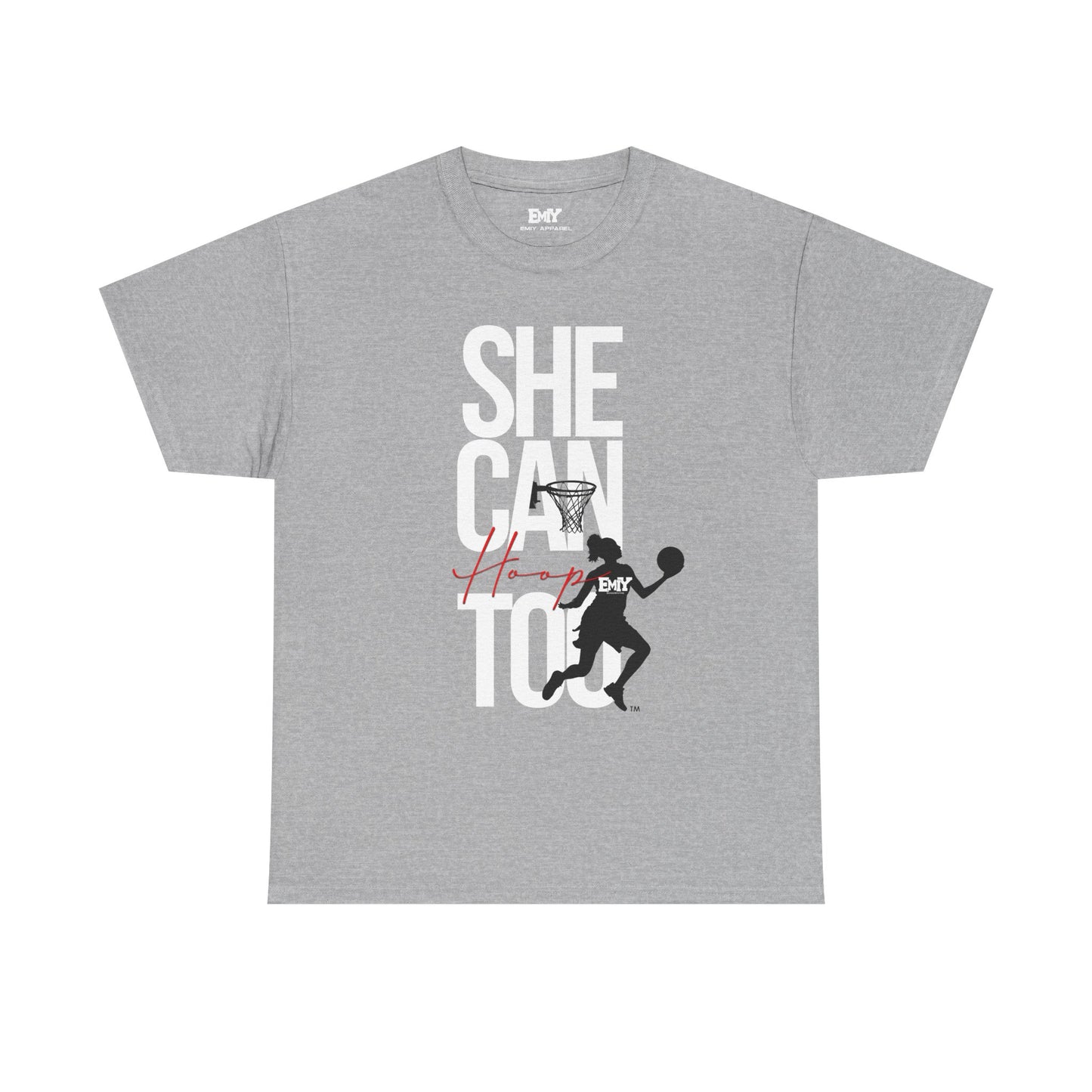She Can Hoop Too-(She Leads) by EMIY Apparel Limited Edition