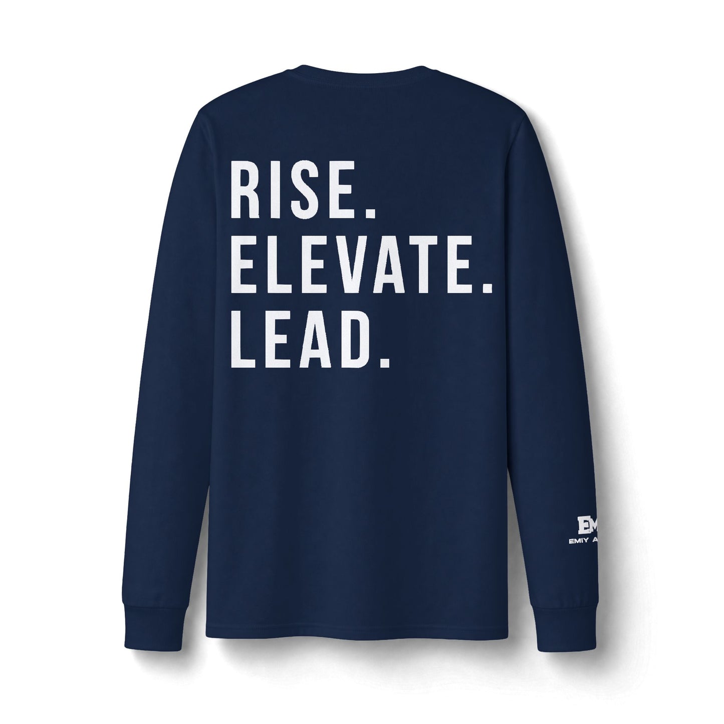 EMIY Sports  'Rise. Elevate. Lead.' Performance Shirt-LS