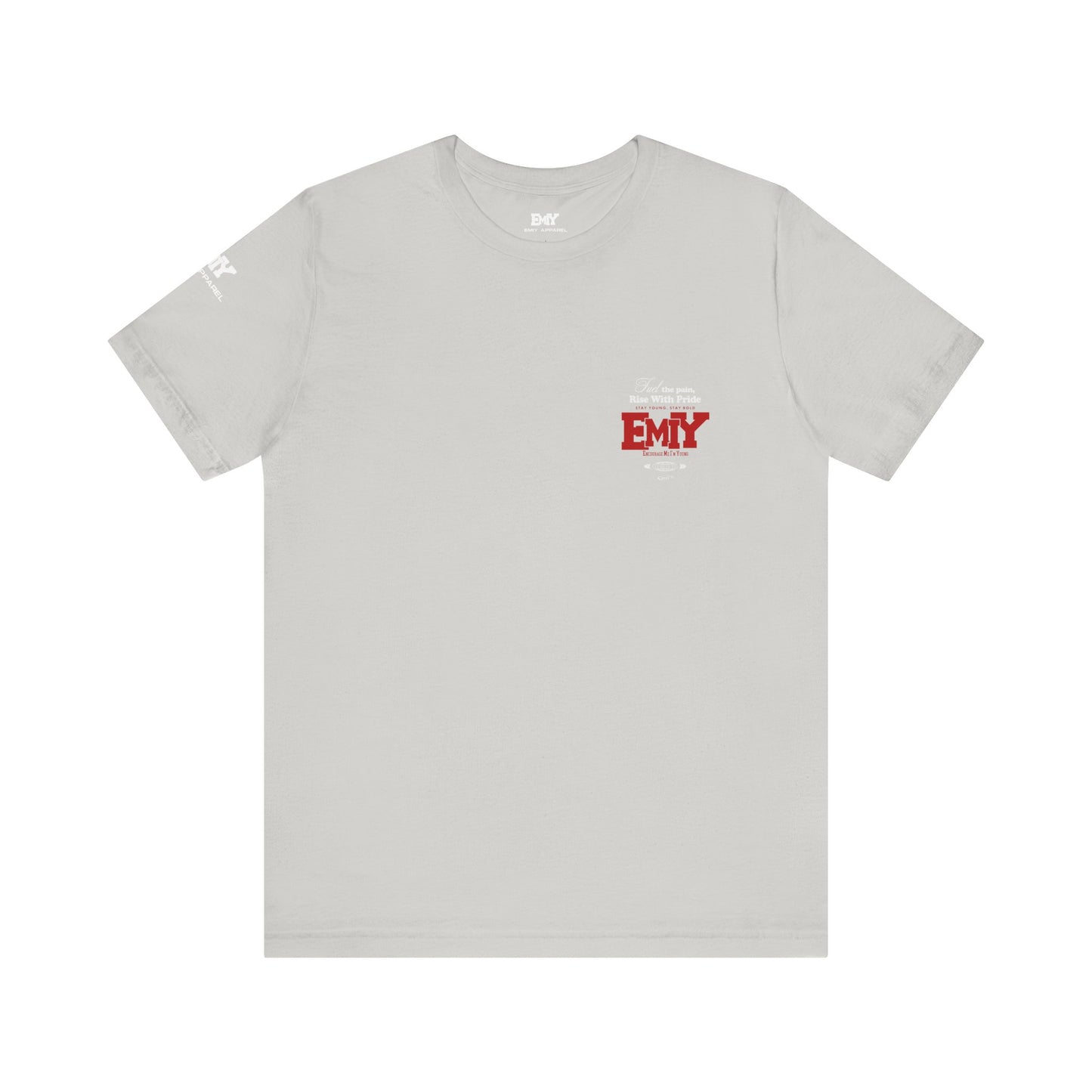 Motivational Fitness T-Shirt - 'Fuel The Pain, Rise With Pride'