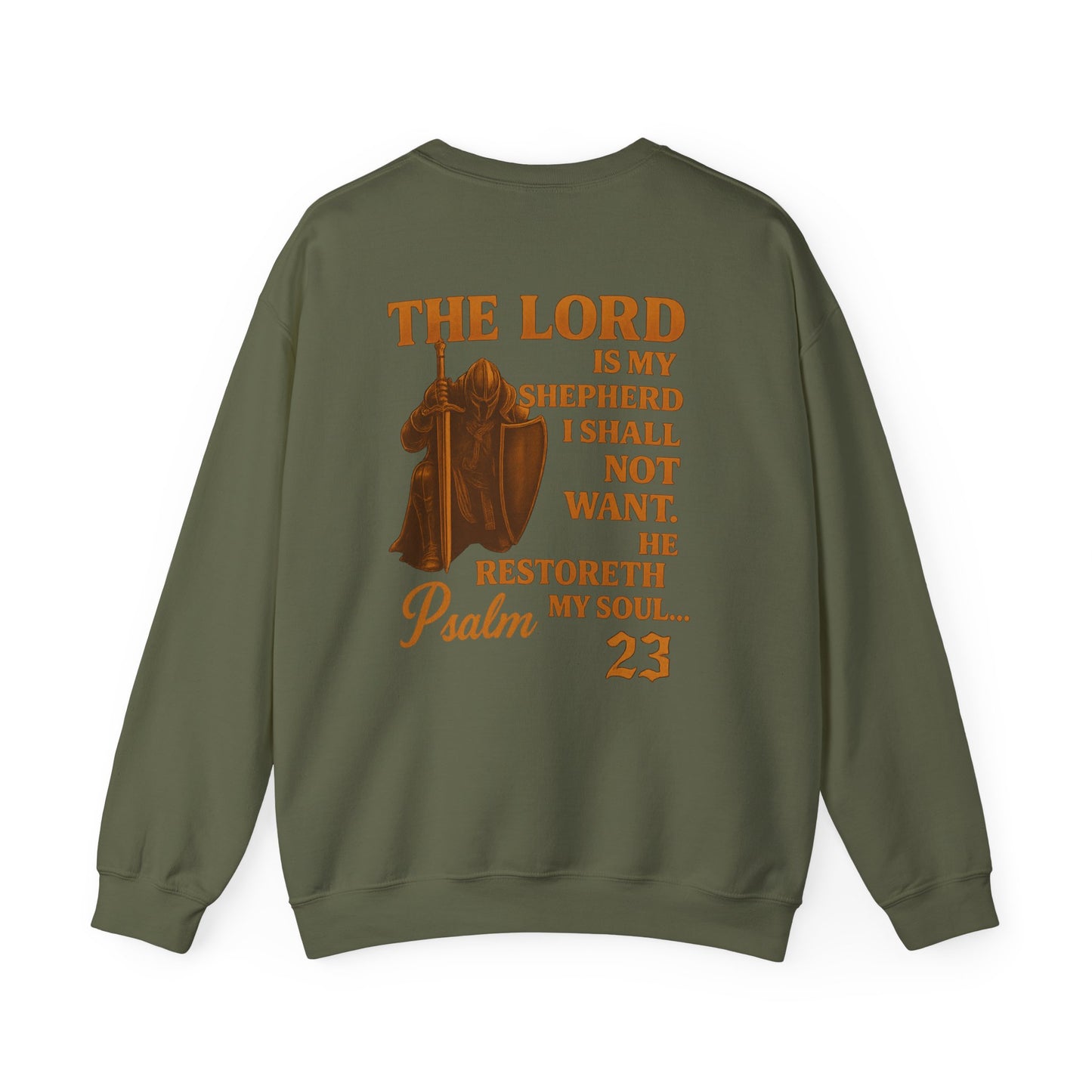 Bible Verse Sweatshirt - Psalms 23 Fear No Evil