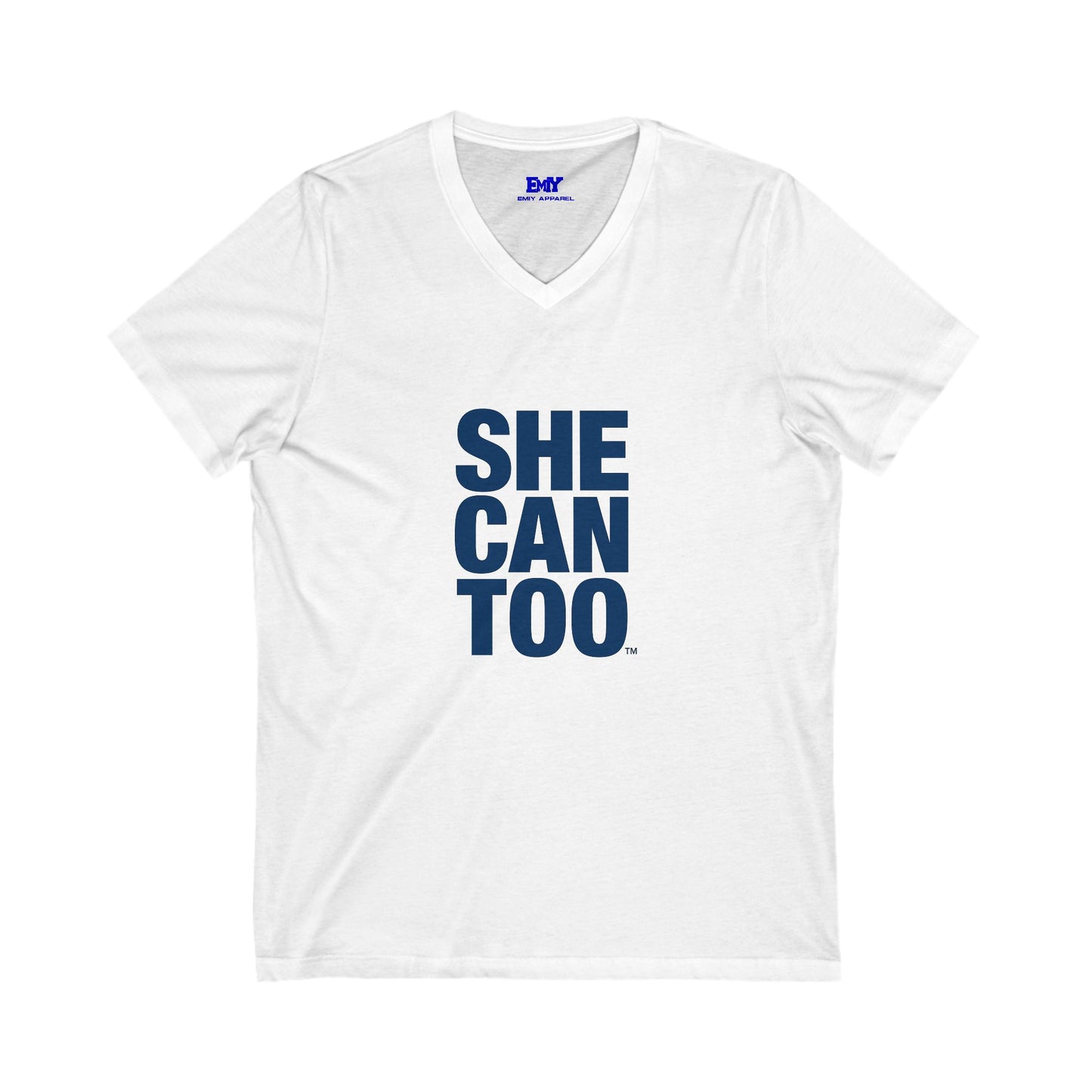 She Can Too V-Neck Tee (ZETA'S)