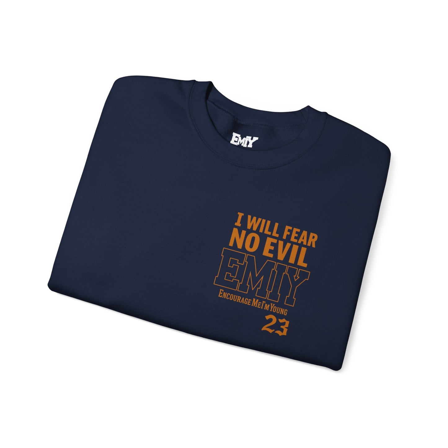 Bible Verse Sweatshirt - Psalms 23 Fear No Evil