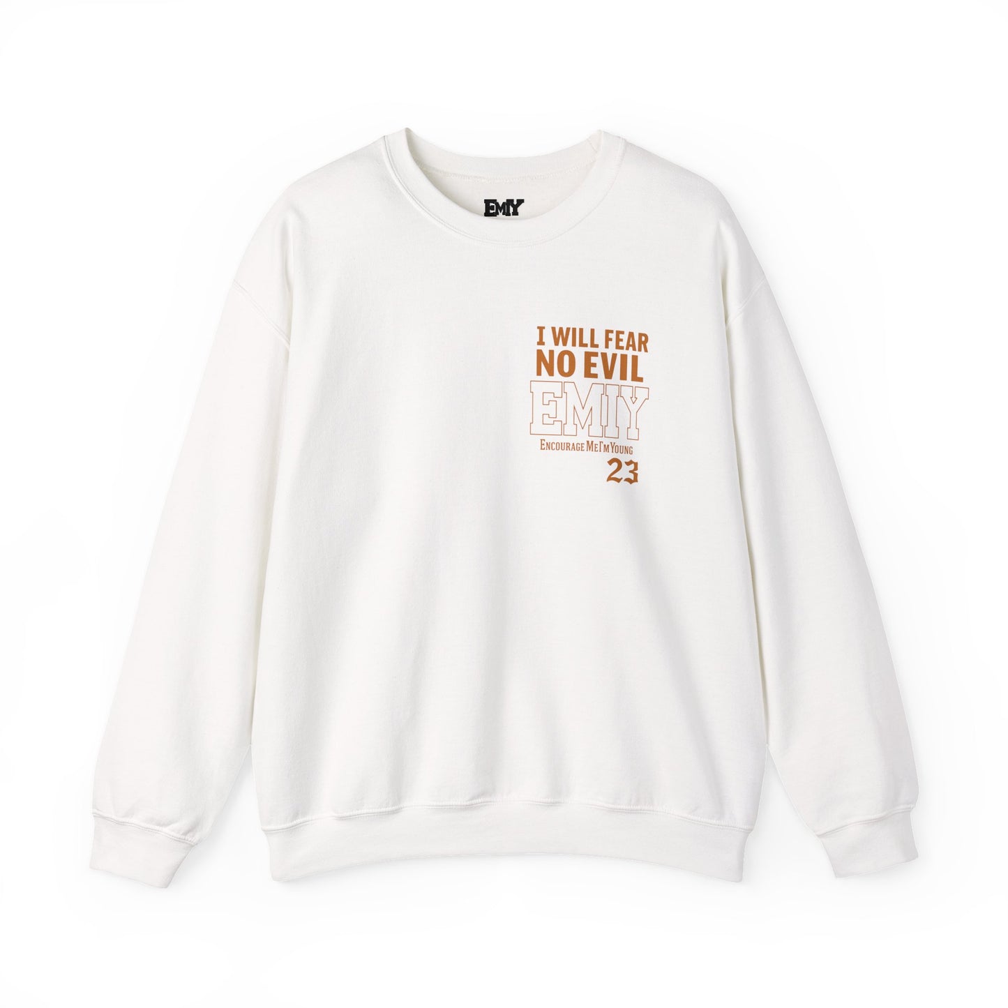 Bible Verse Sweatshirt - Psalms 23 Fear No Evil