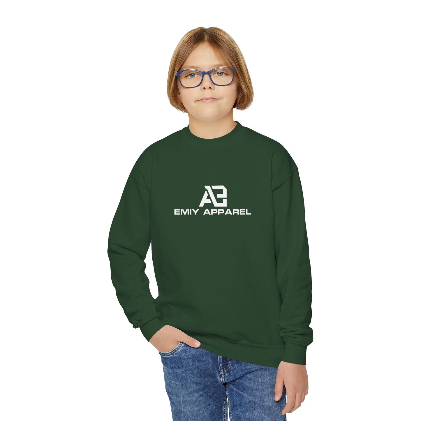 Emiy Apparel Youth Crewneck Design