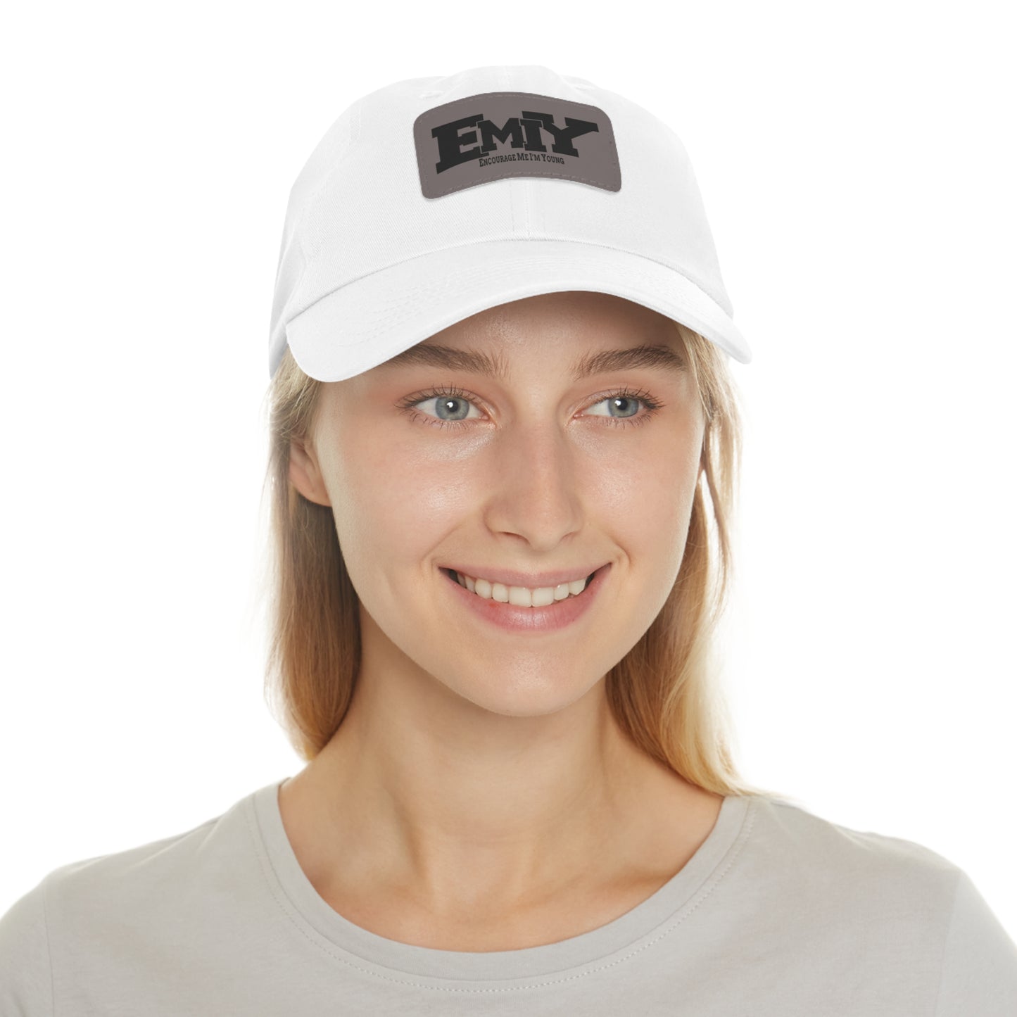 EMIY Teen Hat with Leather Patch