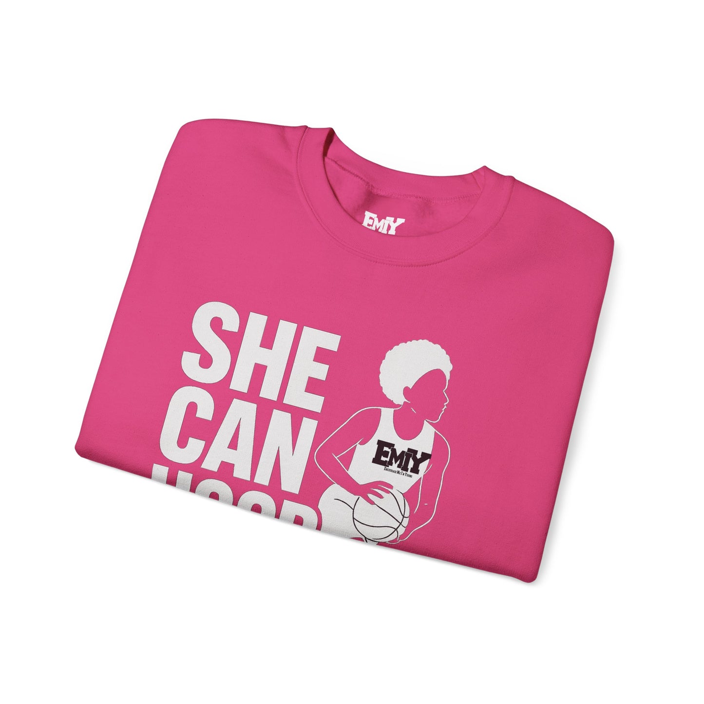 She Can Hoop Too by EMIY Apparel