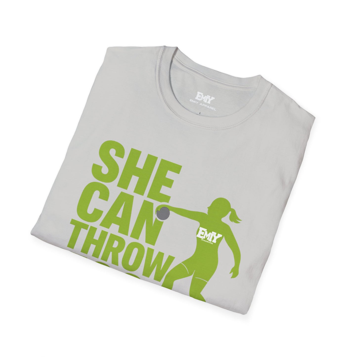 EMIY She Can Throw Too T-shirt