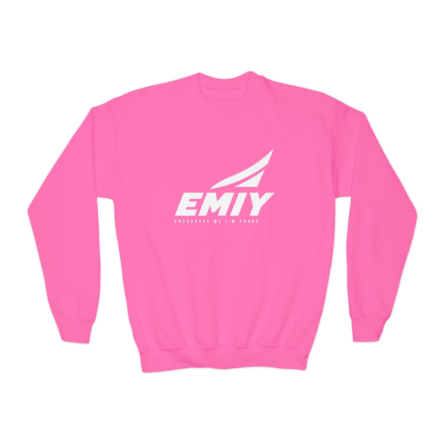 Youth Crewneck Sweatshirt — "Rise. Elevate. Lead."
